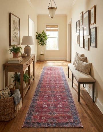 2' 7 x 13' Washable Maahru Runner Rug