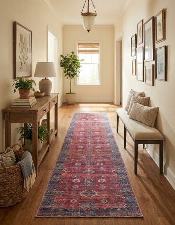 2' 7 x 13' Washable Maahru Runner Rug