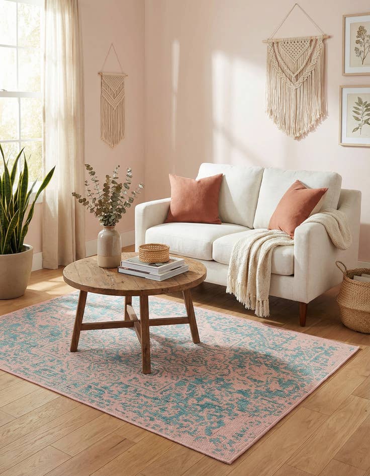 Detail image of 3' x 5' 3 Easy-Clean Jill Zarin Dubai Indoor / Outdoor Rug