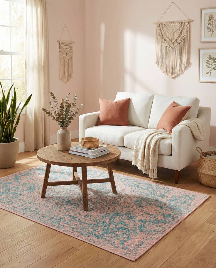Detail image of 3' x 5' 3 Easy-Clean Jill Zarin Dubai Indoor / Outdoor Rug