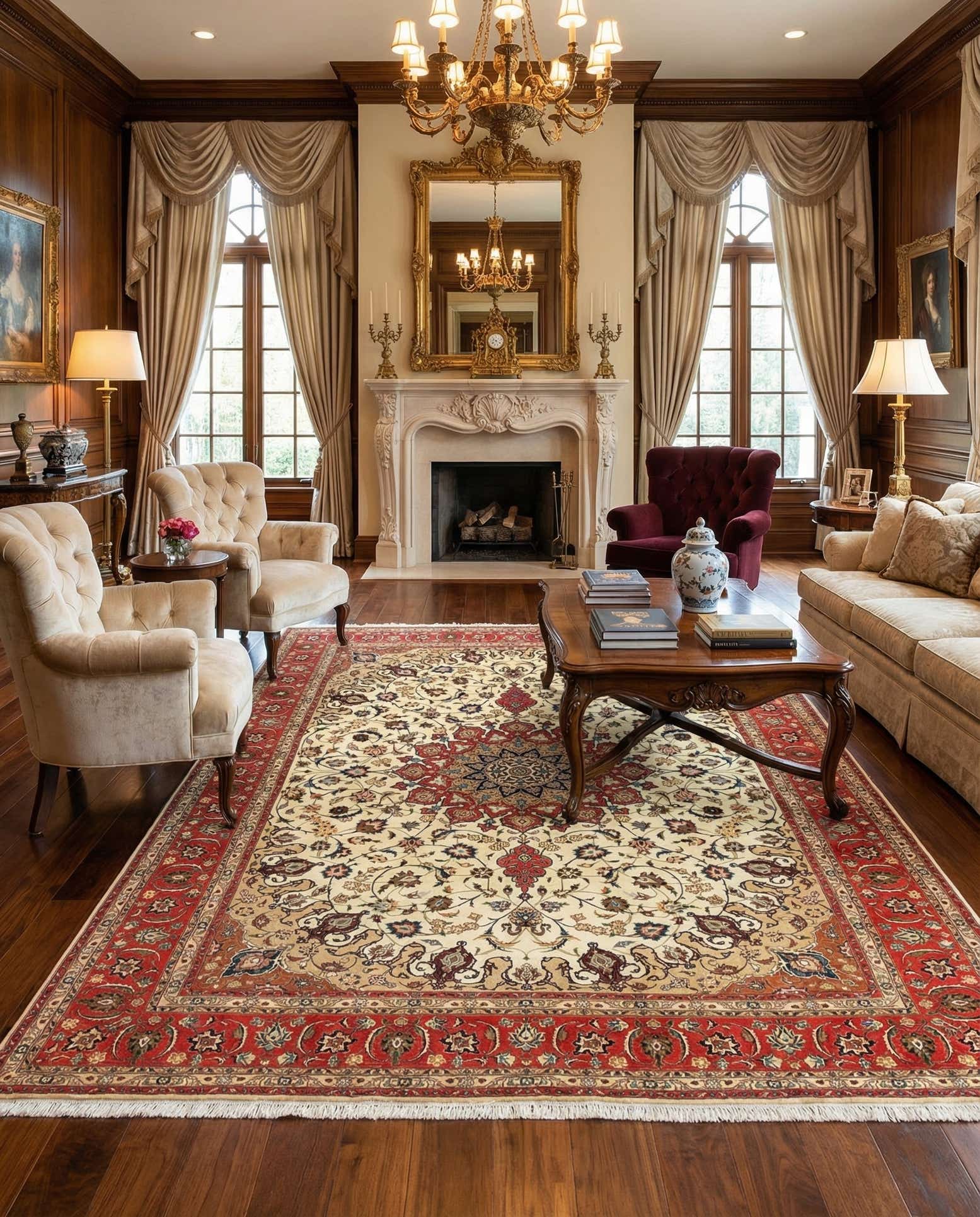 8' 2 x 11' 7 Tabriz Rug