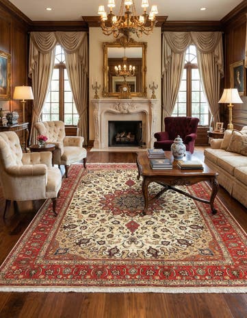 8' 2 x 11' 7 Tabriz Rug