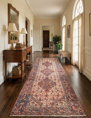 3' 7 x 11' 1 Hamedan Runner Rug