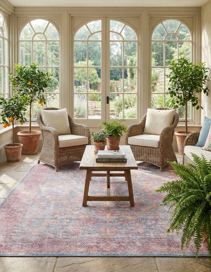 Detail image of 10' 6 x 13'  Washable Mangata Rug