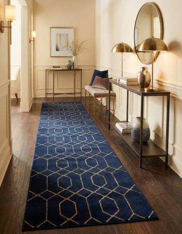 2' 7 x 12' Marilyn Monroe™ Glam Trellis Runner Rug