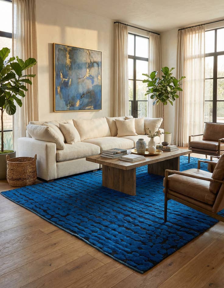 Detail image of 9' x 12' 3  Hand Knotted Darya Wool Rug