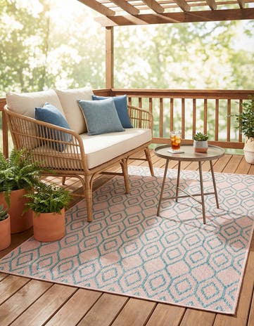 3' x 5' 3 Easy-Clean Jill Zarin Turks and Caicos Indoor / Outdoor Rug