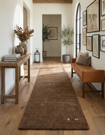 2' 8 x 10' Hand Knotted Kashkuli Gabbeh Wool Runner Rug