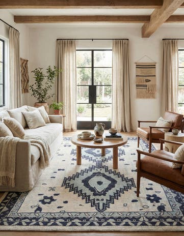 8' 4 x 11' 8 Hand Knotted Moroccan Wool Rug