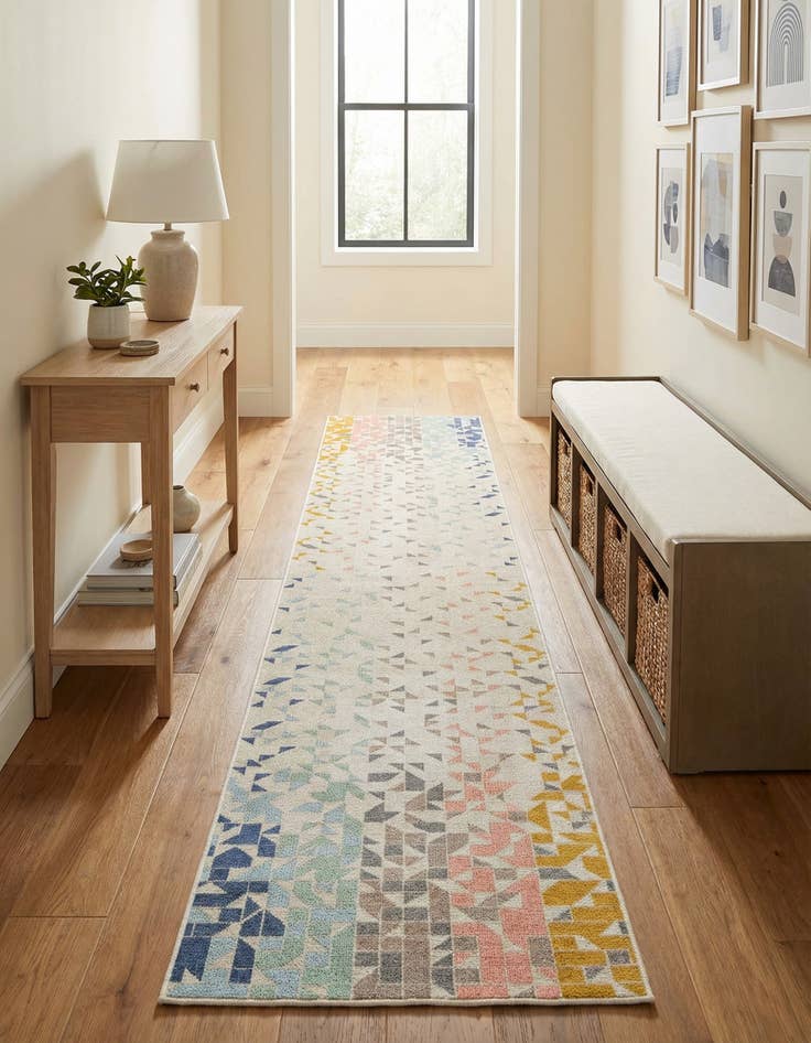 Detail image of  2' x 10' Lotus Runner Rug