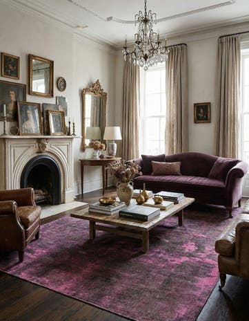 6' 4 x 9' 5 Vintage Royal Wool Rug