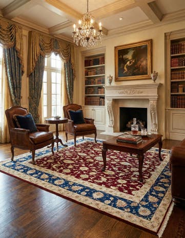 8' 1 x 9' 8 Tabriz Rug