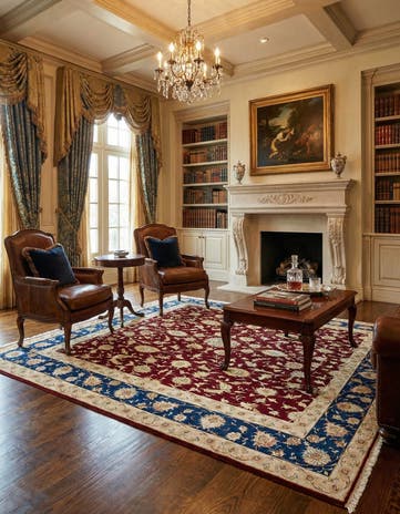 8' 1 x 9' 8 Tabriz Rug