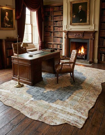 9' 6 x 12' 7 Vintage Royal Wool Rug