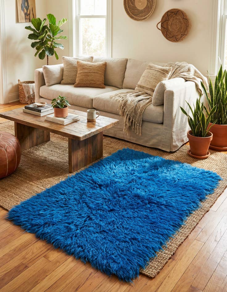 Detail image of  2' 4 x 5' 8  Hand Knotted Moroccan Wool Runner Rug