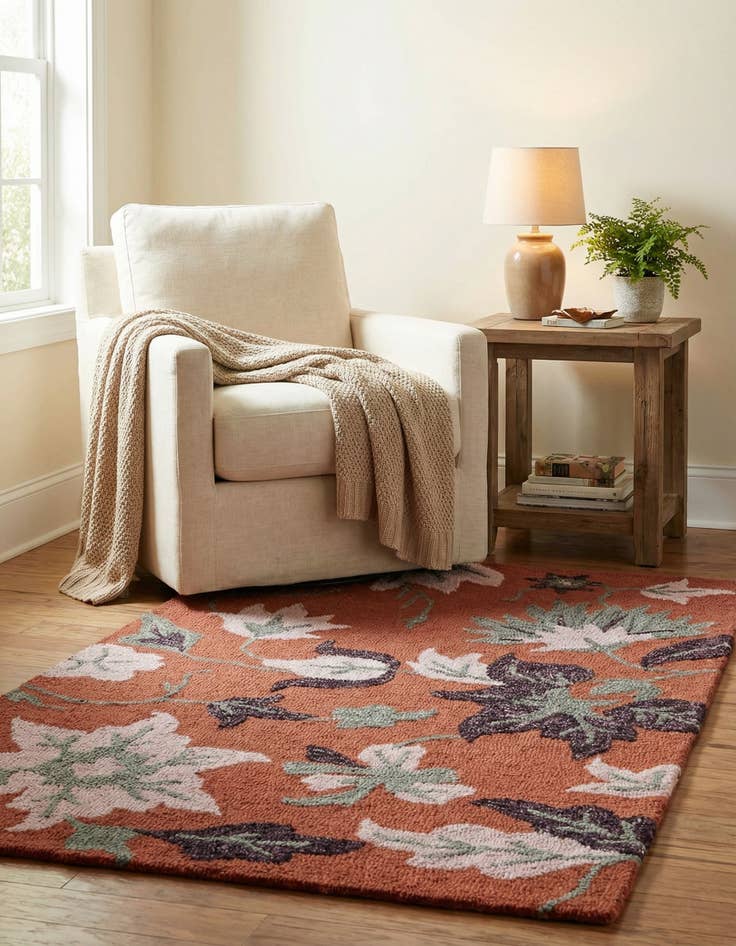 Detail image of 3' 1 x 5' Agra Rug