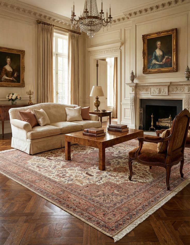 Detail image of  6' 8 x 10' 2 Tabriz Rug