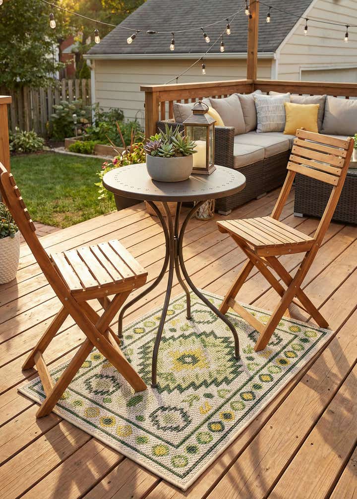 2' x 3' Easy-Clean Baja Indoor / Outdoor Rug