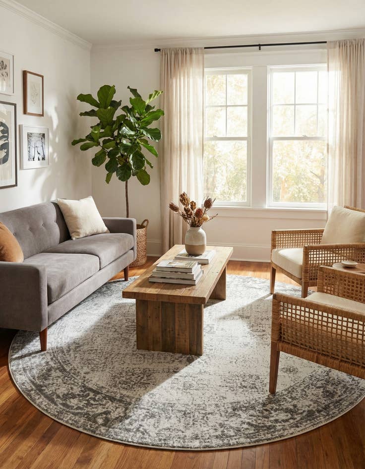 Detail image of 10' x 10' Monaco Round Rug