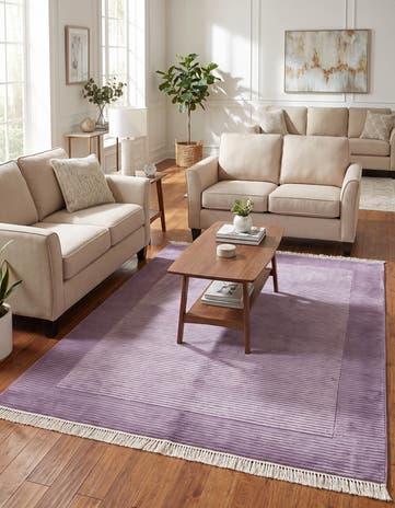 4' 11 x 6' 6 Hand Knotted Darya Wool Rug