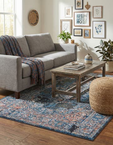5' x 7' 7 Fleur Rug