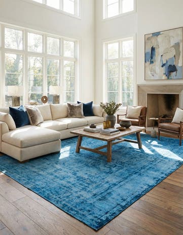 9' 6 x 12' 6 Hand Knotted Ultra Vintage Persian Wool Rug
