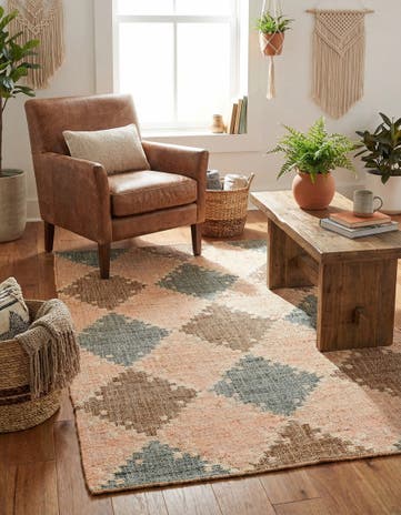 4' 3 x 6' Hand Woven Kala Handwoven Jute Rug