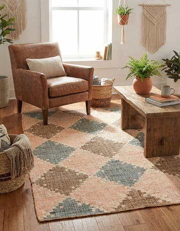 4' 3 x 6' Hand Woven Kala Handwoven Jute Rug