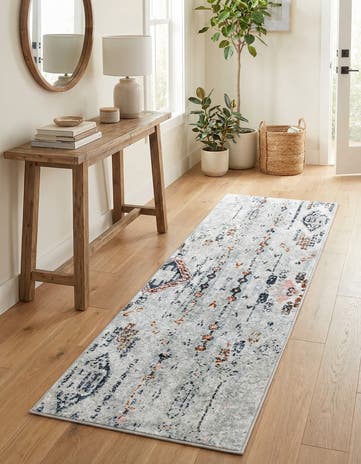 2' x 6' Kamala Washable Runner Rug