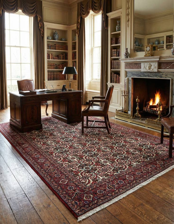 Detail image of 6' 8 x 9' 5 Bidjar Wool Rug