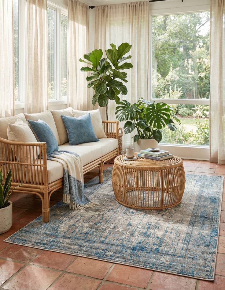 Detail image of 5' 3 x 7' 7 Deepa Rug