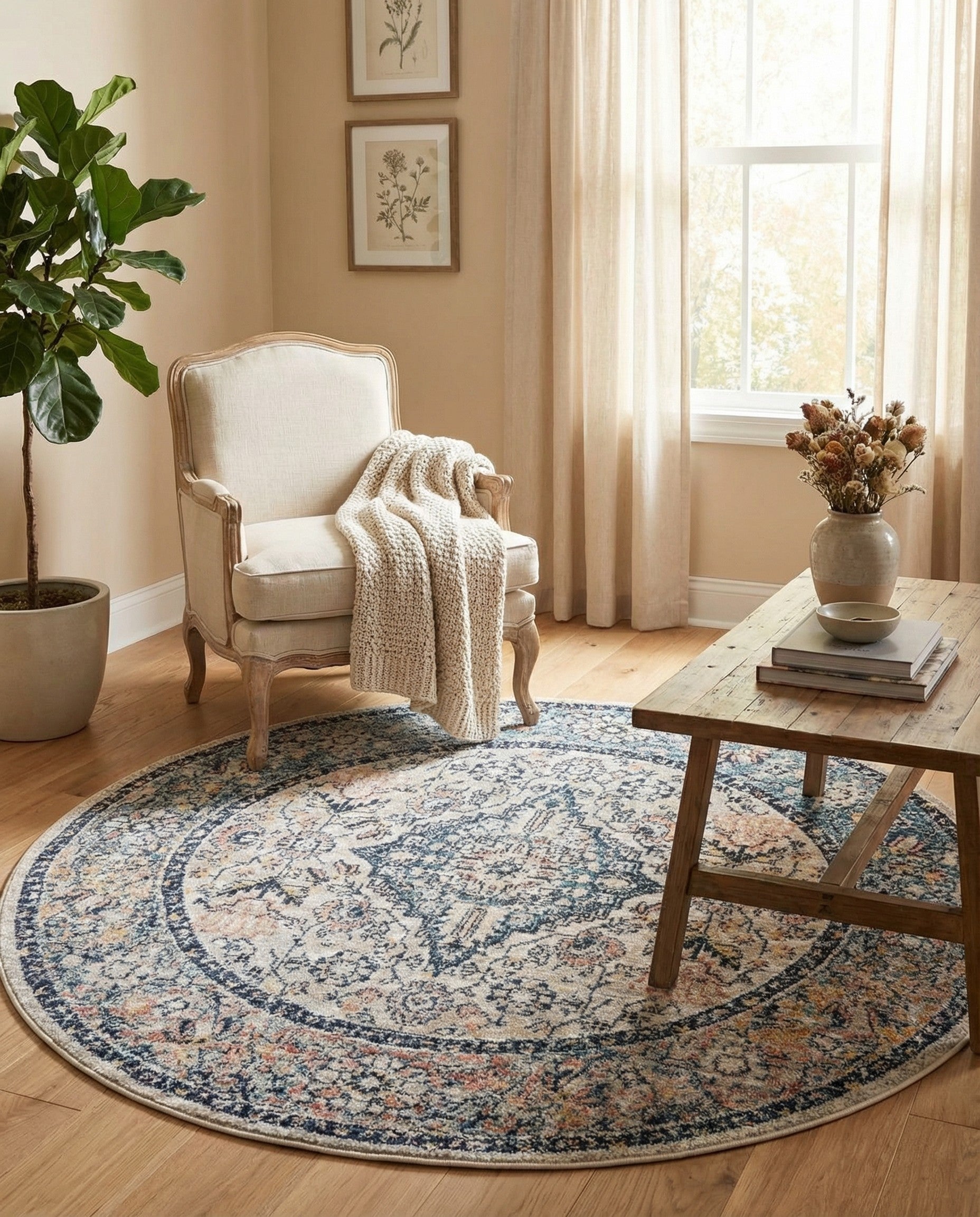  5' 2 x 5' 2 Lola Round Rug