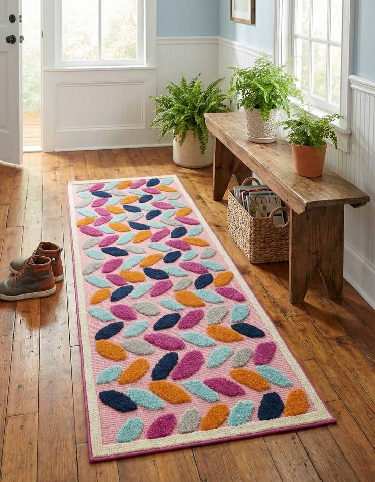 Detail image of  2' x 6'  Washable Aruba Indoor / Outdoor Runner Rug