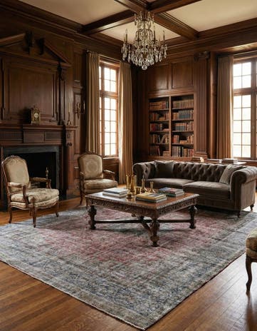9' 10 x 13' 2 Vintage Royal Wool Rug