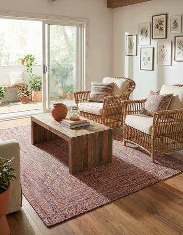 Easy-Clean Eco Verse Washable Indoor / Outdoor Rug