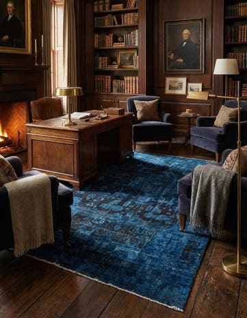 5' 1 x 7' 2 Hand Knotted Ultra Vintage Persian Wool Rug