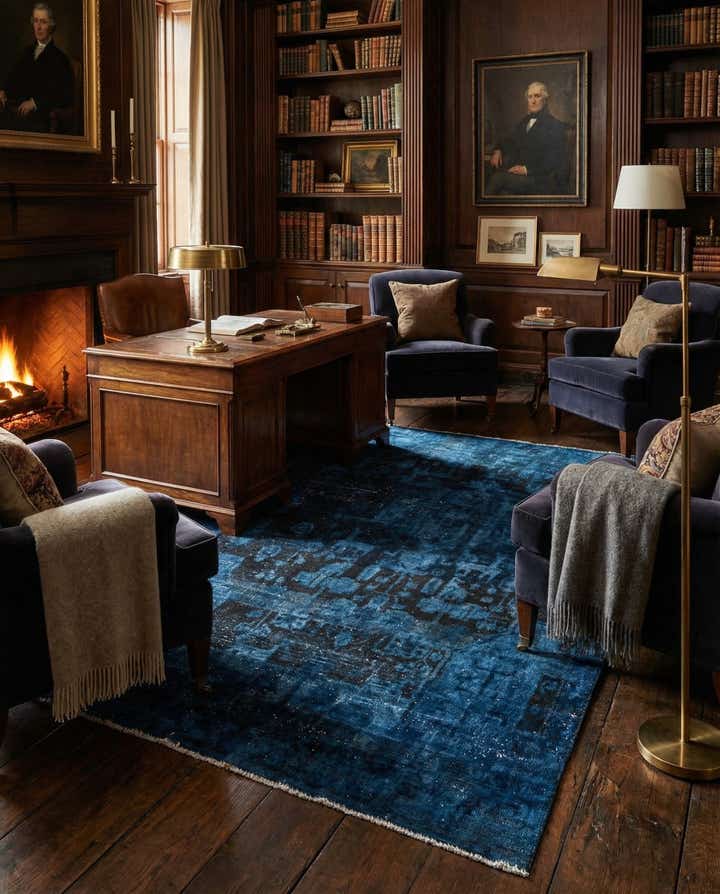 5' 1 x 7' 2 Hand Knotted Ultra Vintage Persian Wool Rug