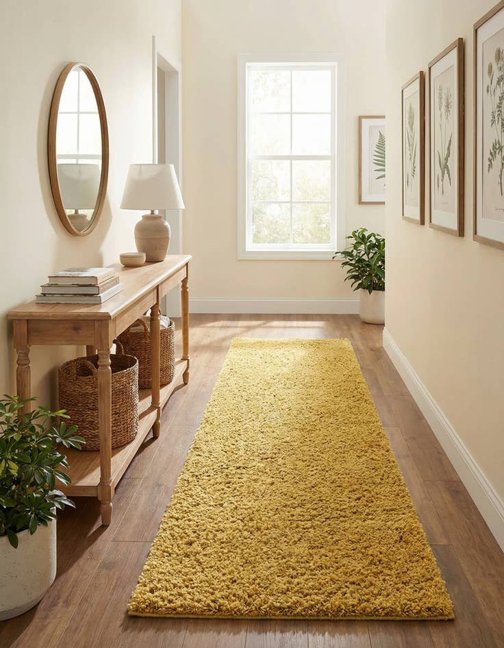 Detail image of 2' 6 x 13' Everyday Shag Runner Rug