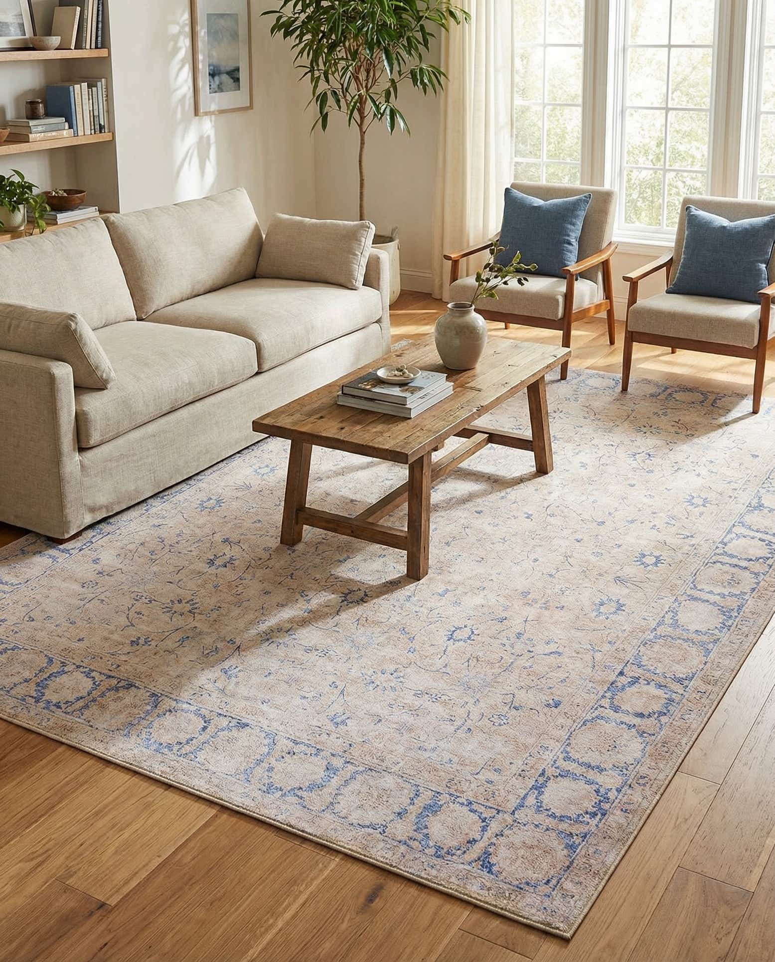 7' 6 x 10' 6 Washable Timeless Rug