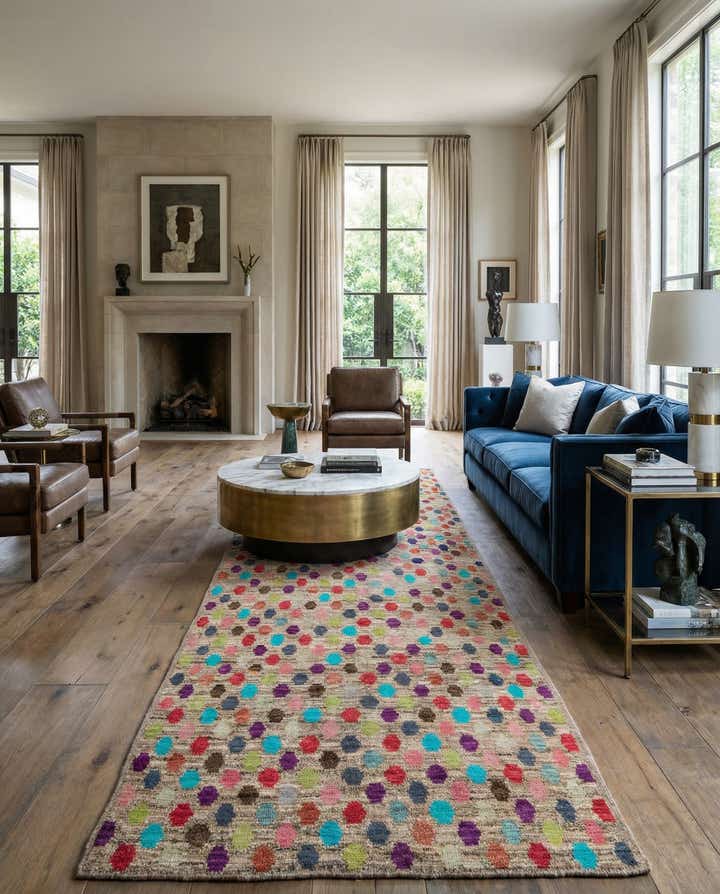 5' 4 x 15' 7 Hand Knotted Darya Wool Runner Rug