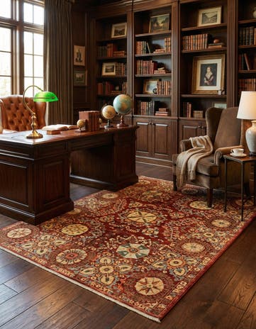 5' x 6' 4 Hand Knotted Ariana Ziegler Oriental Rug