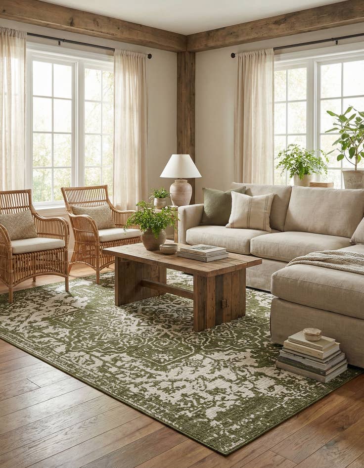 Detail image of 7' x 10'  Washable Jill Zarin Dubai Indoor / Outdoor Rug