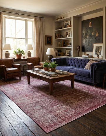 8' 8 x 11' 9 Hand Knotted Ultra Vintage Persian Wool Rug