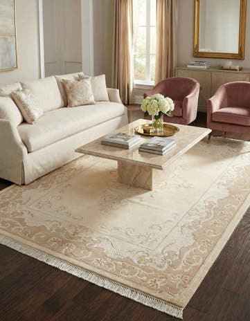5' 1 x 6' 8 Hand Knotted Darya Wool Rug