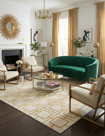 10' x 13' Marilyn Monroe™ Glam Deco Rug