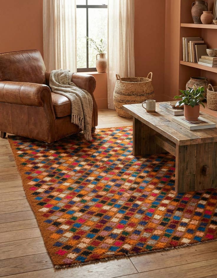 Detail image of 3' 9 x 6' 10  Hand Knotted Balouch Wool Rug