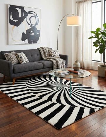 4' x 5' 10 Vortex Wool Rug