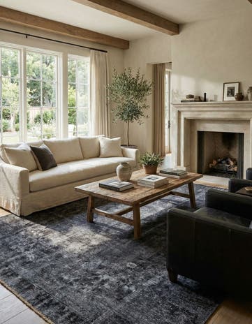 8' 10 x 12' Hand Knotted Ultra Vintage Persian Wool Rug