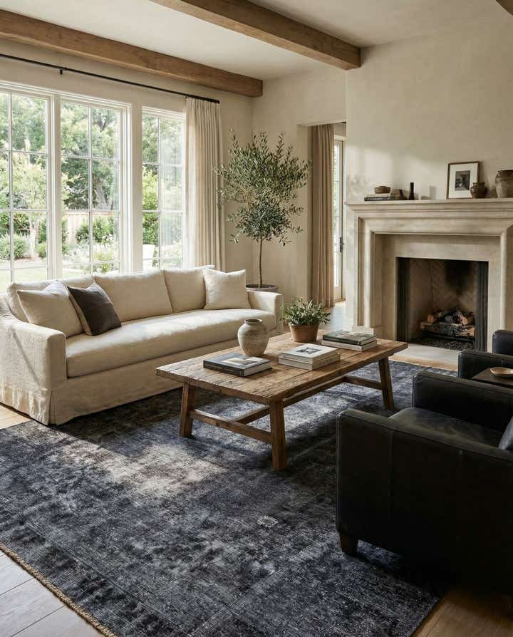 8' 10 x 12' Hand Knotted Ultra Vintage Persian Wool Rug