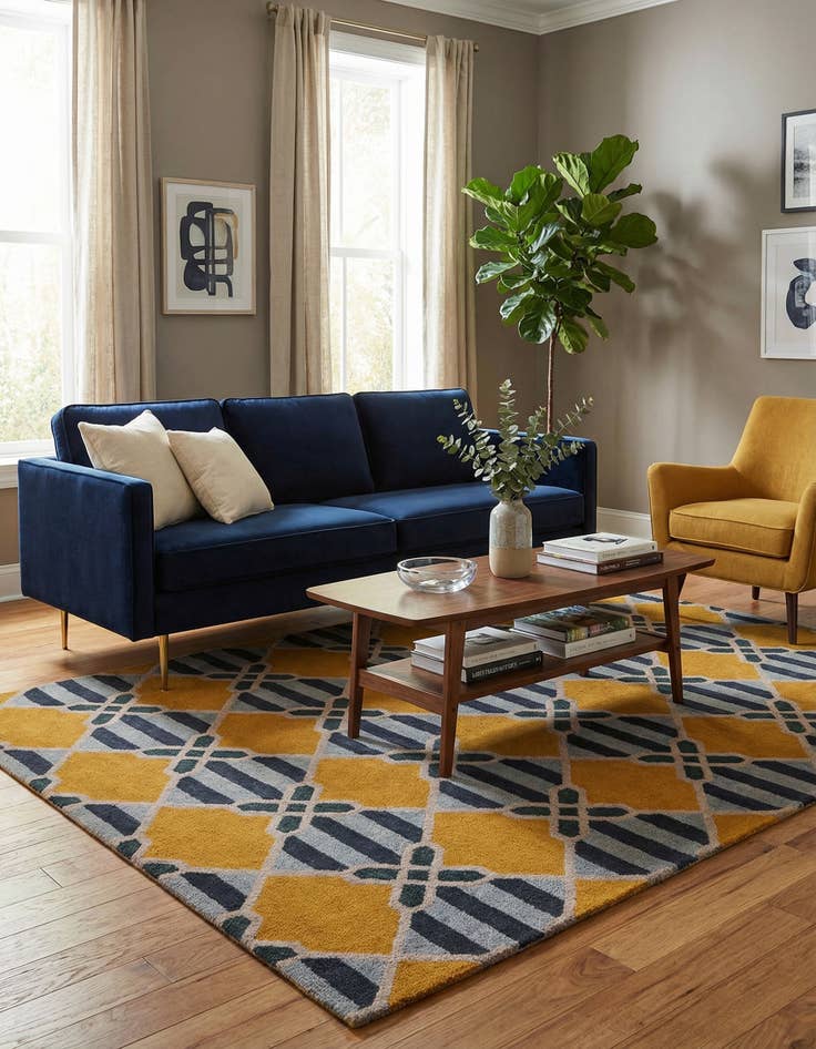 Detail image of 8' x 10' 1 Luna Wool Rug